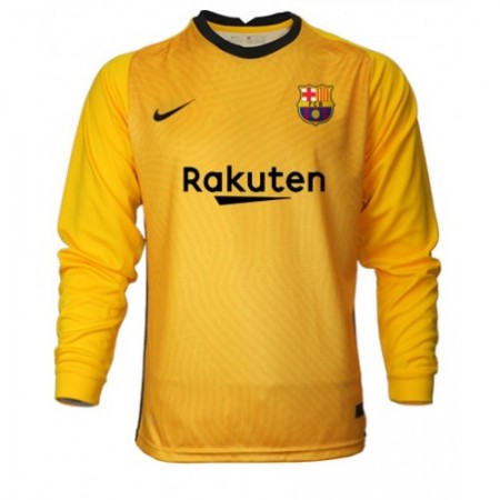 Billiga Fotbollströjor FC Barcelona Målvakt tröja 2020/21 M002 Långärmad